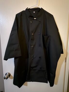 Ousafeve Unisex Chef Coat for Men Women Size 3XL
